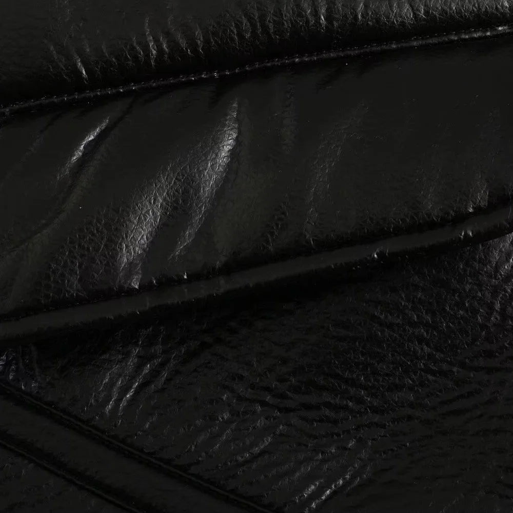 Autumn/Winter New Product Women's New Fashion Casual Loose Versatile Zipper Imitation Leather Jacket Coat