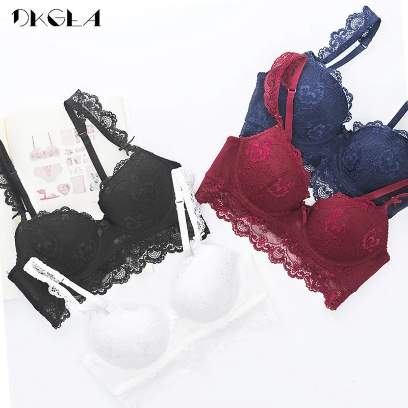 Super Gather Sütyen Kadın İç Çamaşırı Seti Pamuklu lacivert, siyah,kırmızı renkli Sütyen Seti Dolgulu Kalın Sütyen