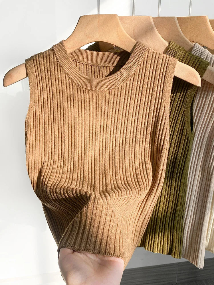 fashionheaven.online açık-koyu renkli kolsuz croplar