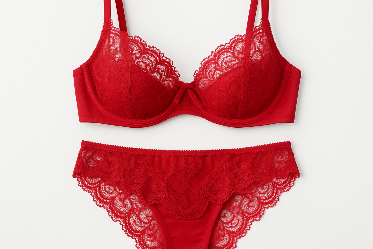 kırmızı renkli iç çamaşırı